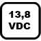 13,8 VDC