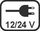 Spannung 12 Volt DC oder 24 Volt AC